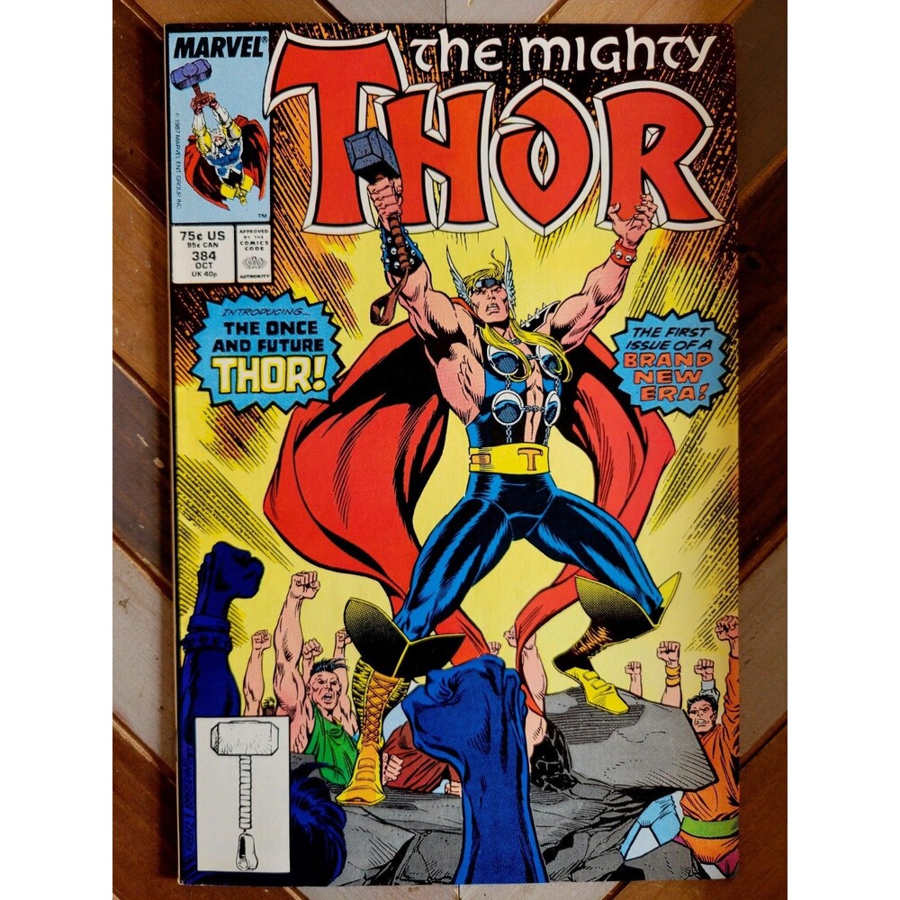 Thor #384 FN/VF (Marvel 1987) 1st App Dargo Ktor, Thor of 26th Century Ron Frenz